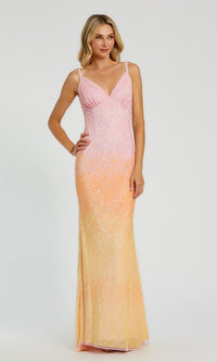 Sunset Mac Duggal Long Formal Dress 5763