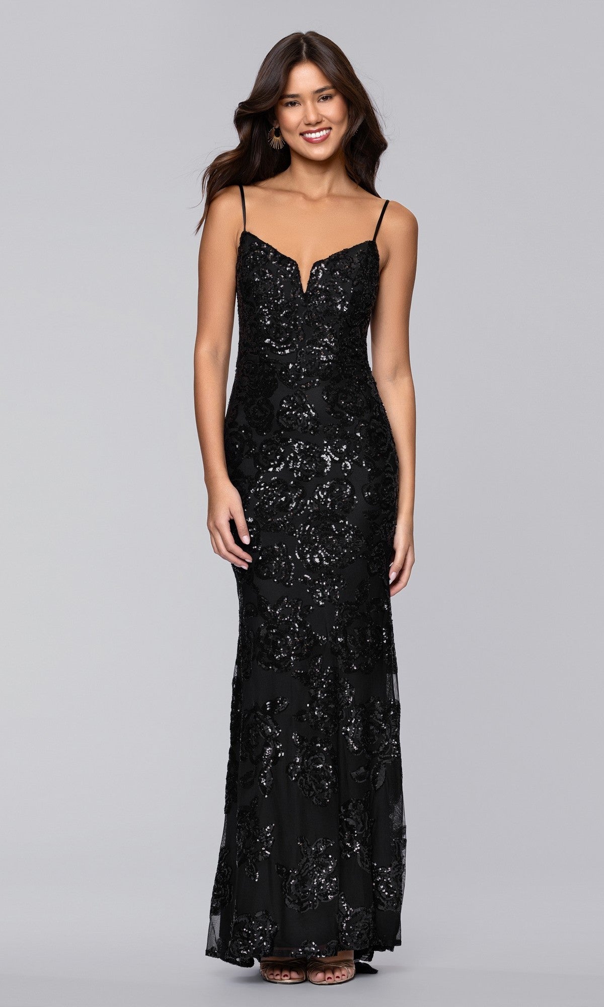 Blondie Nites Long Prom Dress 5905BN