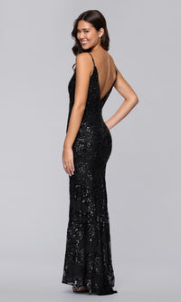Blondie Nites Long Prom Dress 5905BN