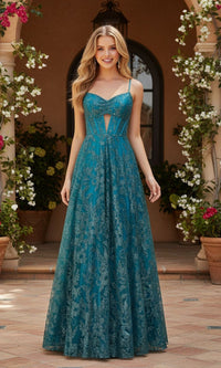 Blondie Nites Long Prom Dress 5949BN