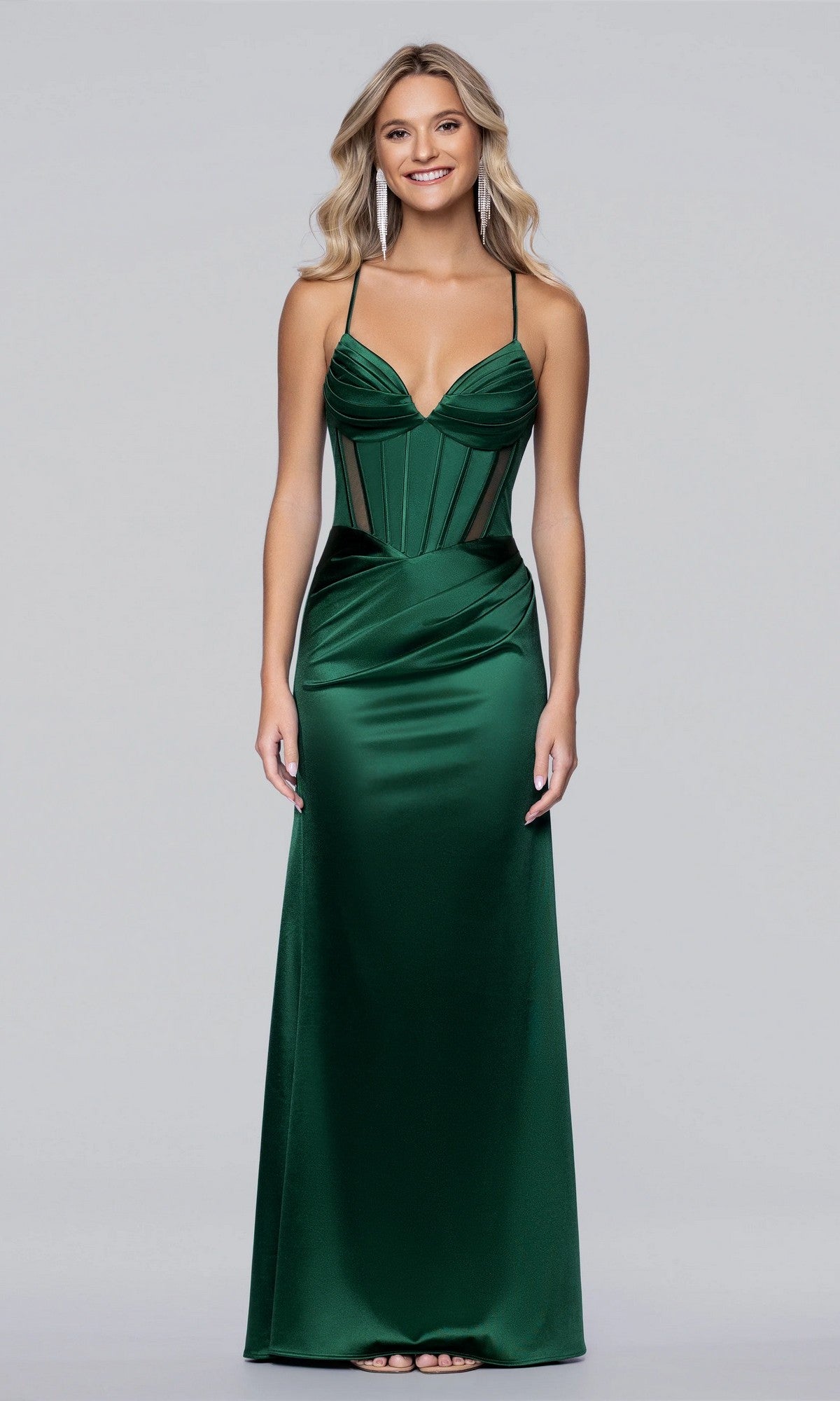 Hunter Blondie Nites Long Prom Dress 6014BN