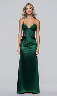 Hunter Blondie Nites Long Prom Dress 6014BN