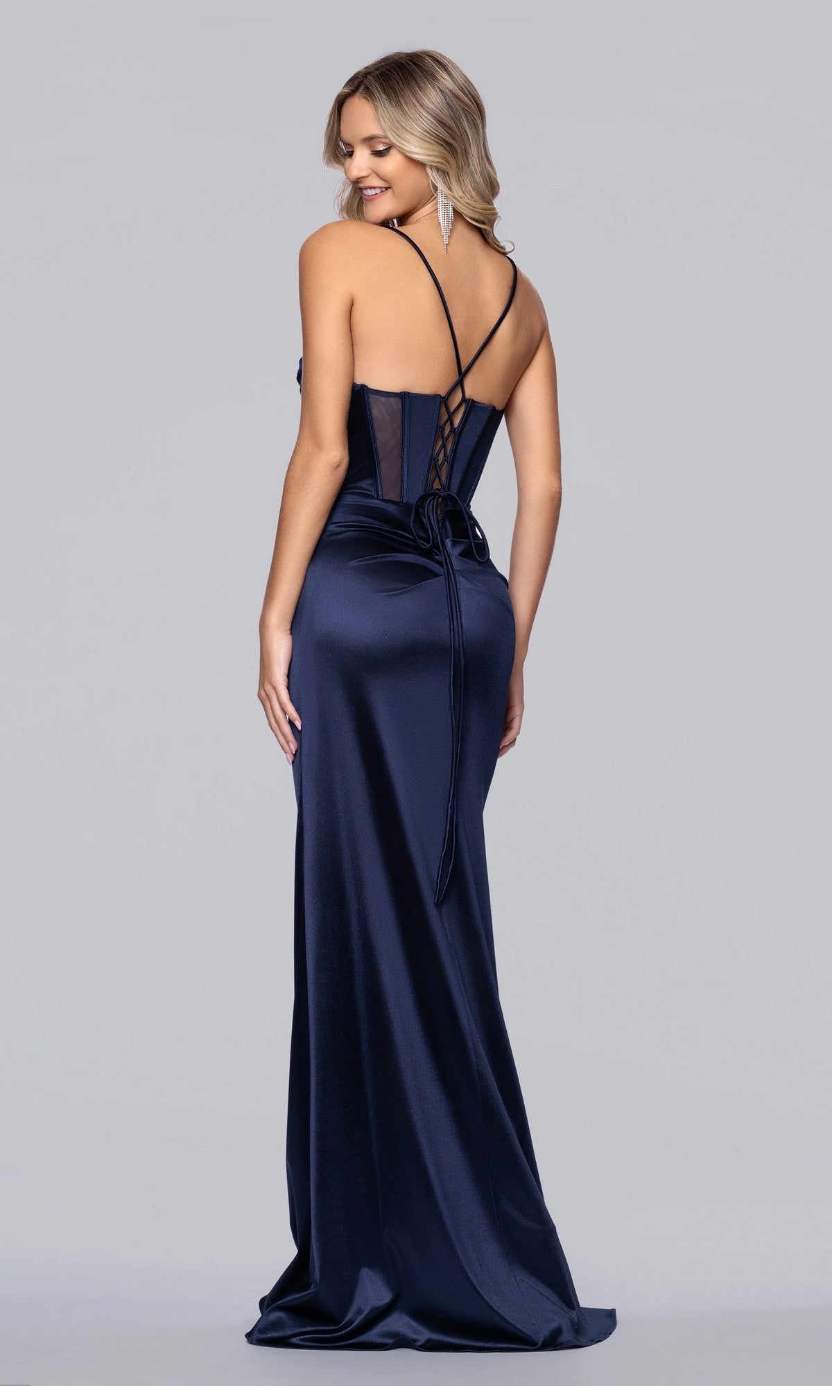 Blondie Nites Long Prom Dress 6014BN