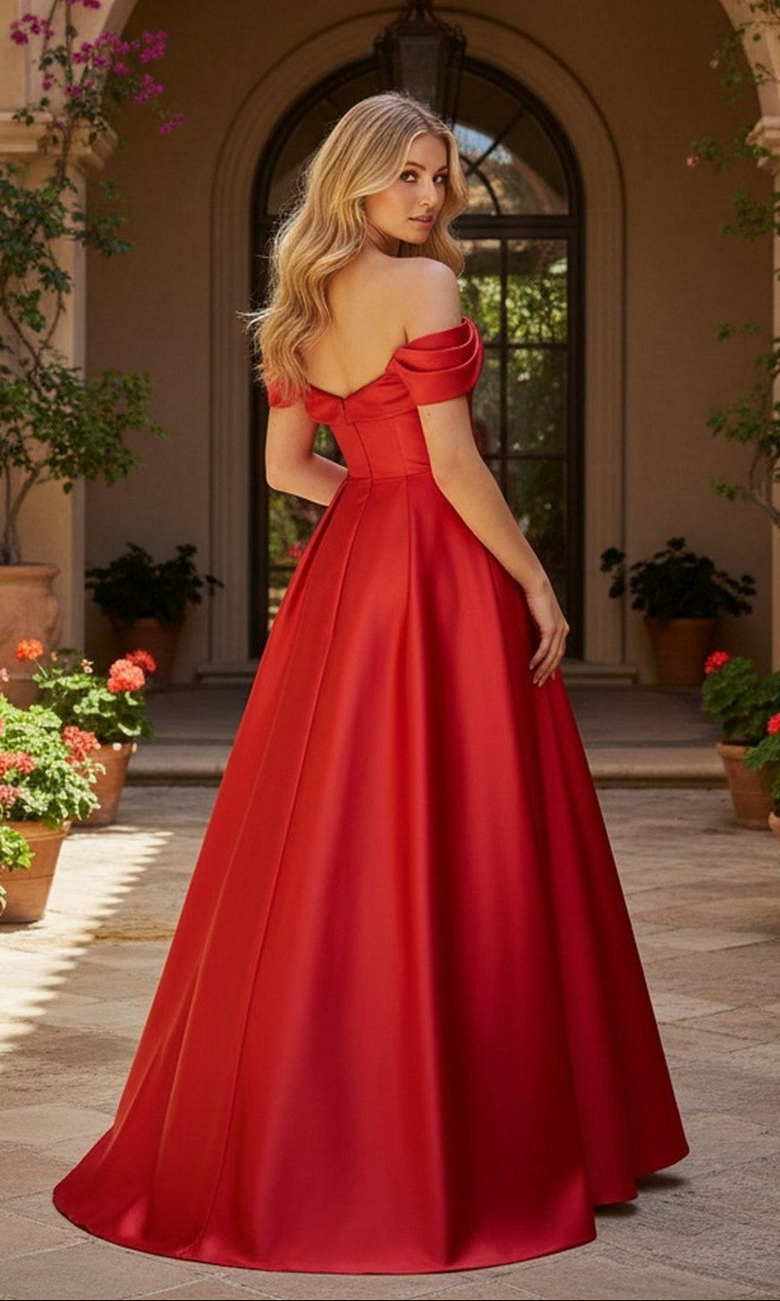 Blondie Nites Long Prom Dress 6019BN