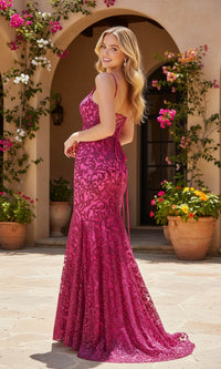 Blondie Nites Long Prom Dress 6035BN