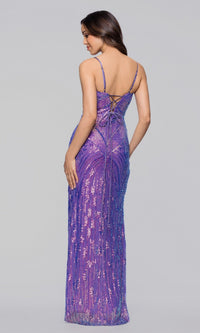 Blondie Nites Long Prom Dress 6048BN