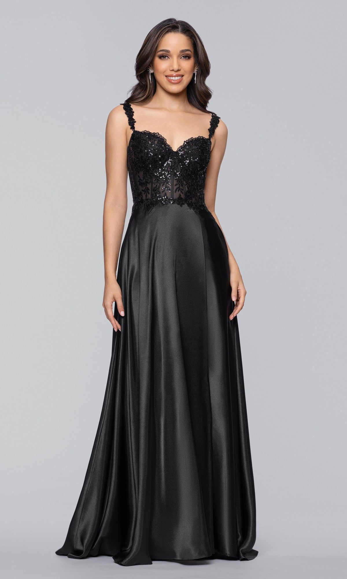 Blondie Nites Long Prom Dress 6088BN