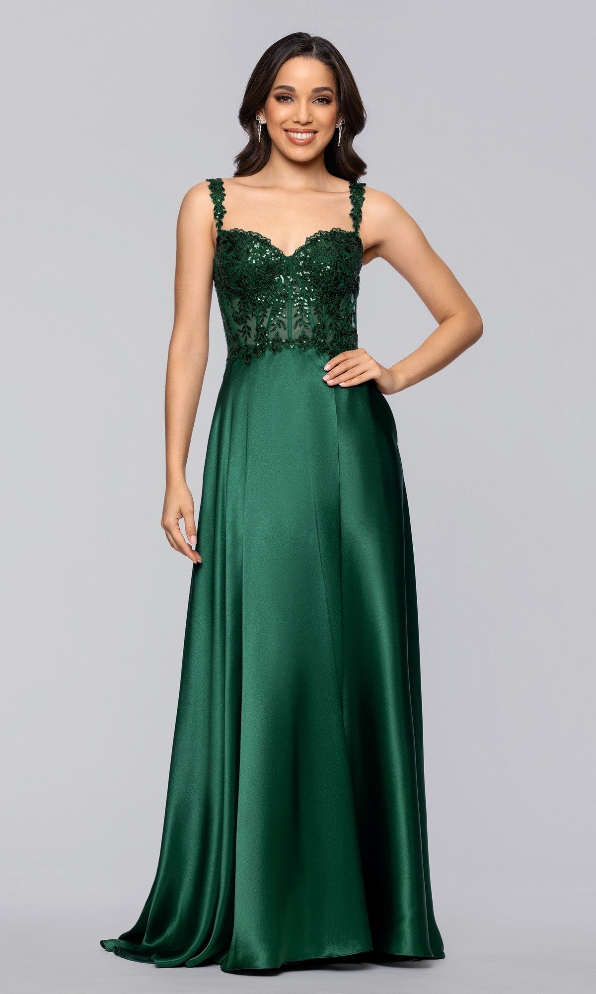 Hunter Blondie Nites Long Prom Dress 6088BN