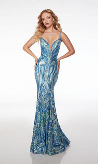  Alyce Long Formal Dress 61564