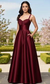 Wine Blondie Nites Long Prom Dress 6192BN