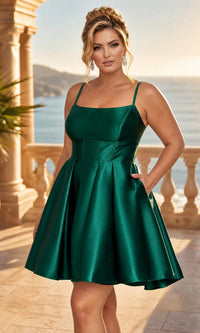Hunter Blondie Nites Short Homecoming Dress 6322BNW
