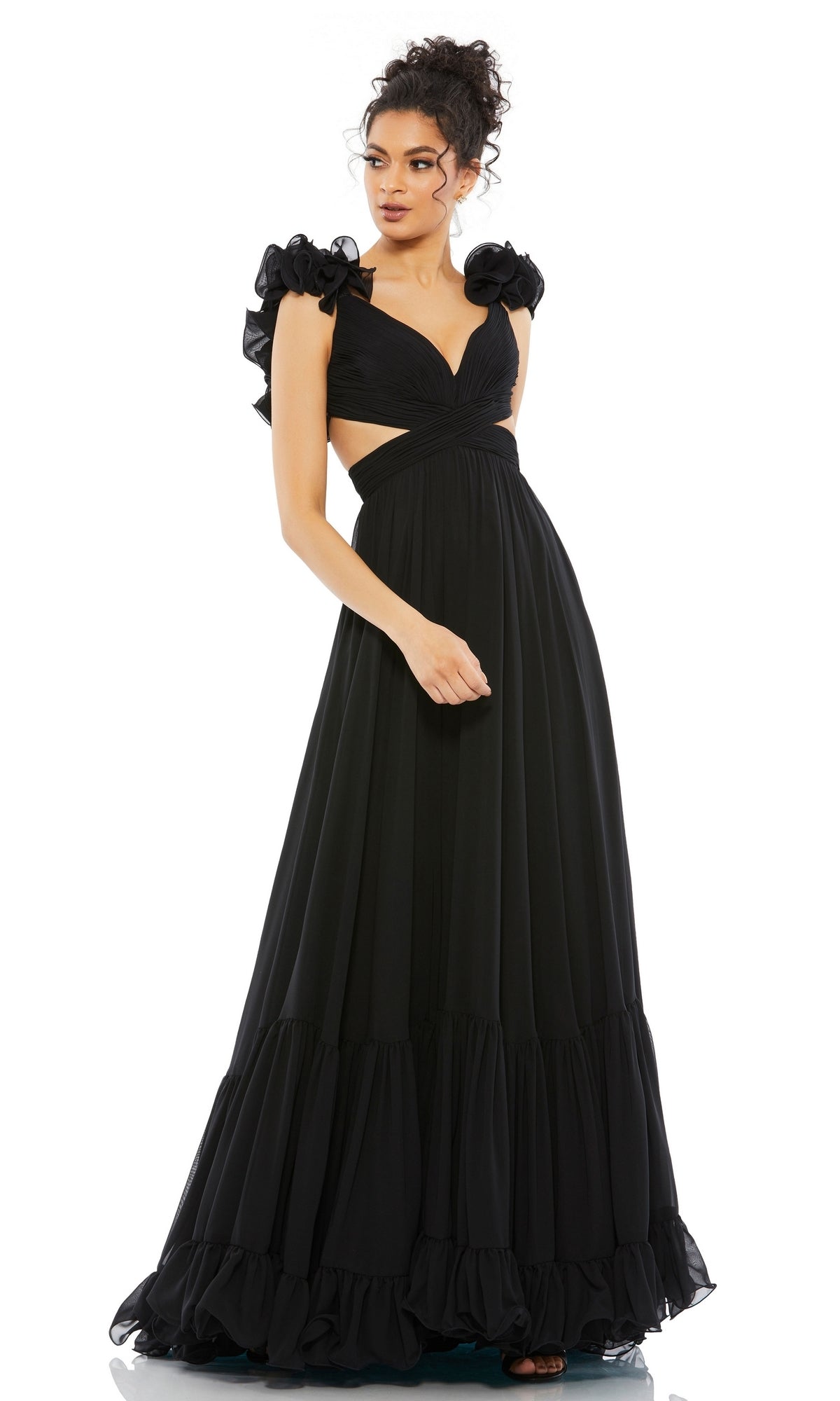 Mac Duggal Long Formal Dress 67911 Black / 0 Mac Duggal Long Formal Dress 67911 Black / 0