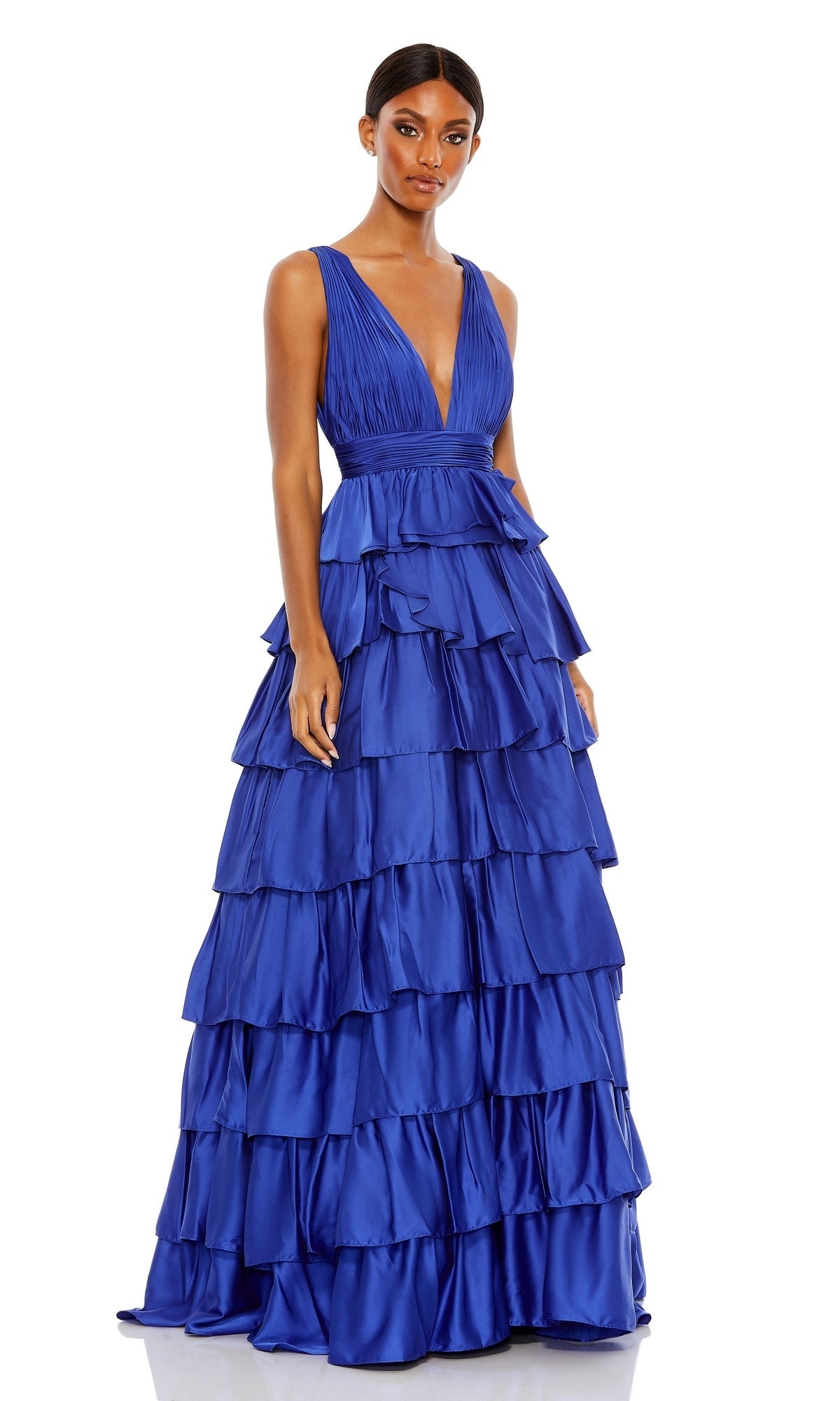 Cobalt Mac Duggal Long Formal Dress 67994