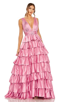 Orchid Mac Duggal Long Formal Dress 67994