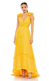 Marigold Mac Duggal Long Formal Dress 68094 - Image