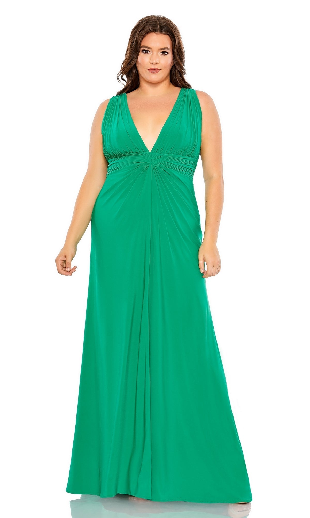 Long Plus-Size Formal Dress 68128 by Mac Duggal Long Plus-Size Formal Dress 68128 by Mac Duggal
