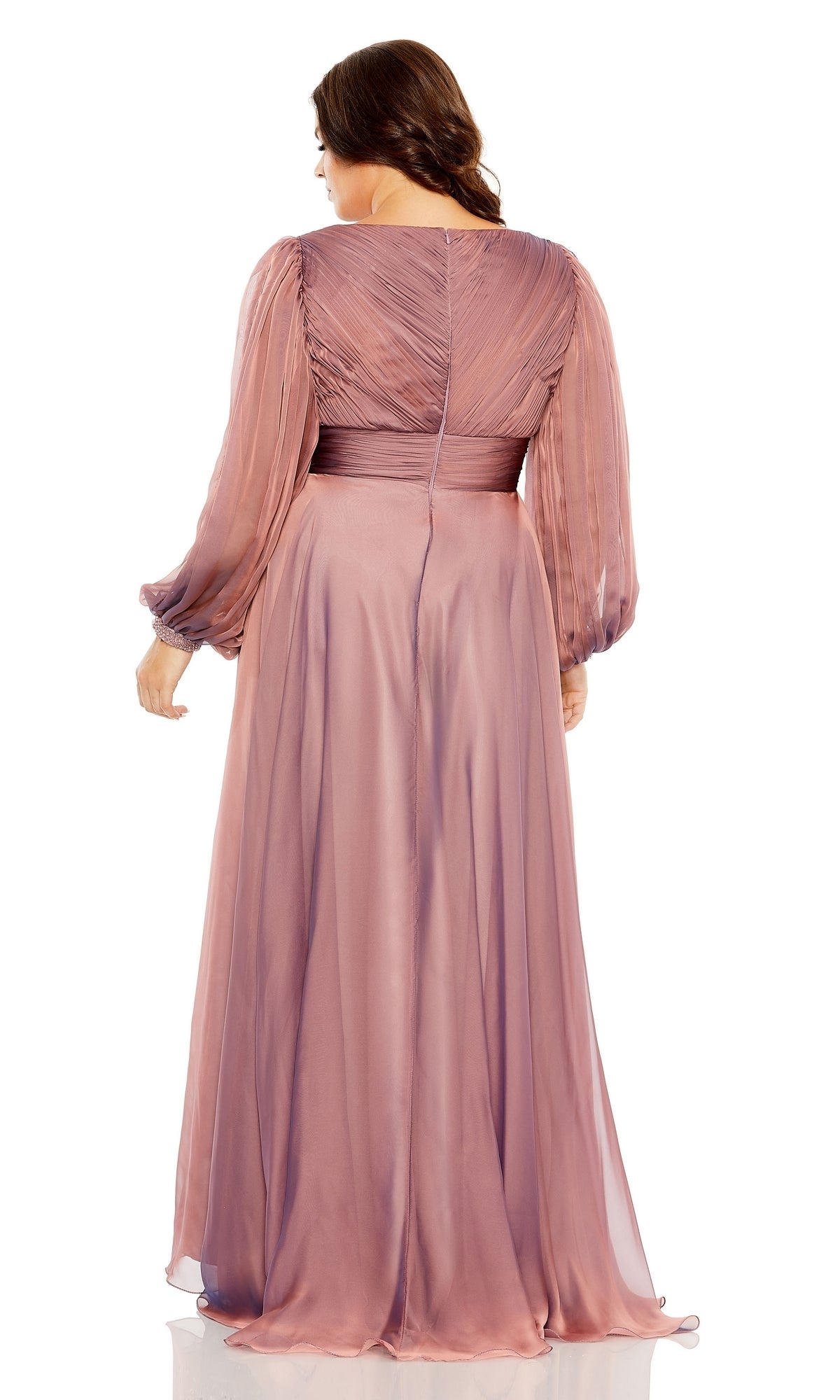 Mac Duggal Long Plus-Size Formal Dress 68431