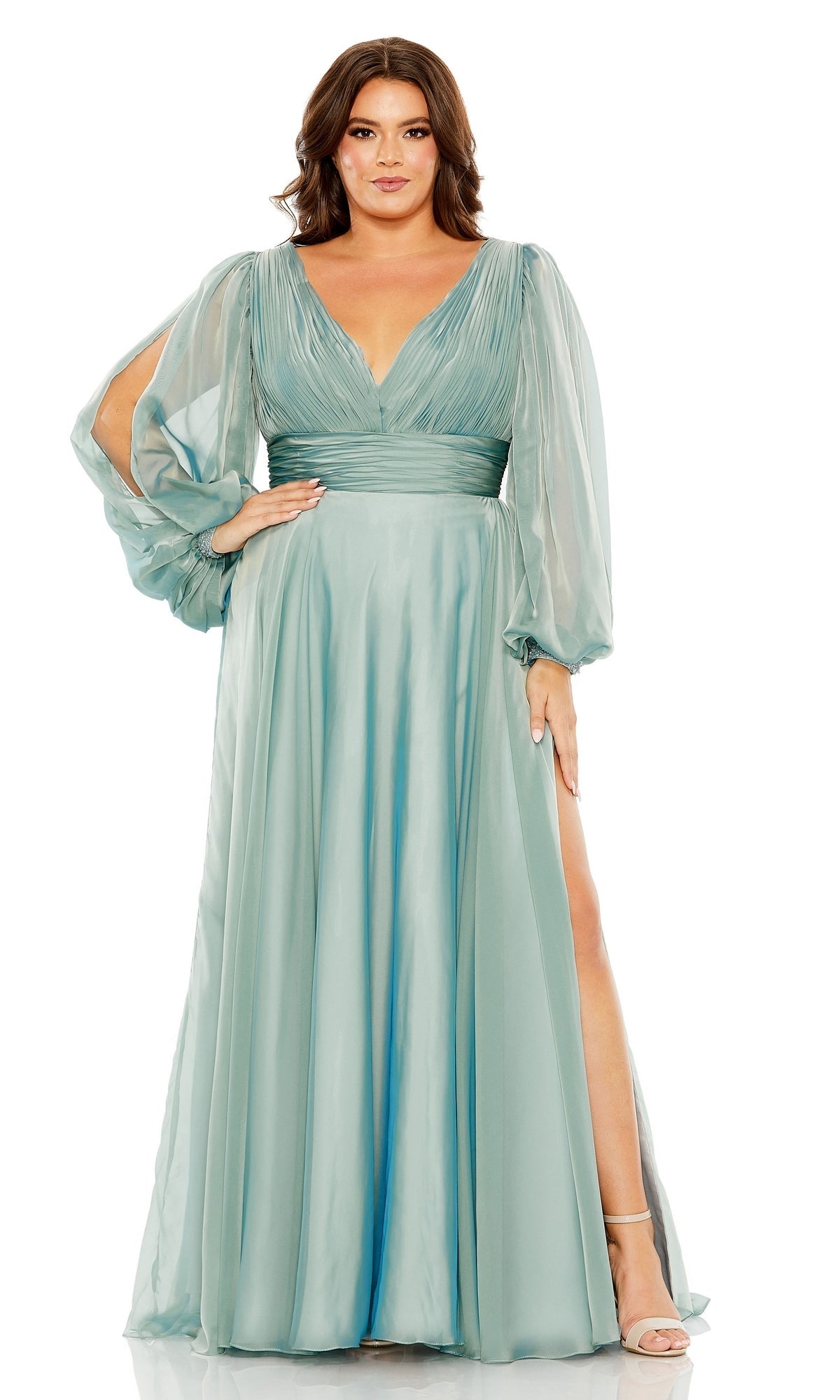 Long Plus-Size Formal Dress 68431 by Mac Duggal Long Plus-Size Formal Dress 68431 by Mac Duggal