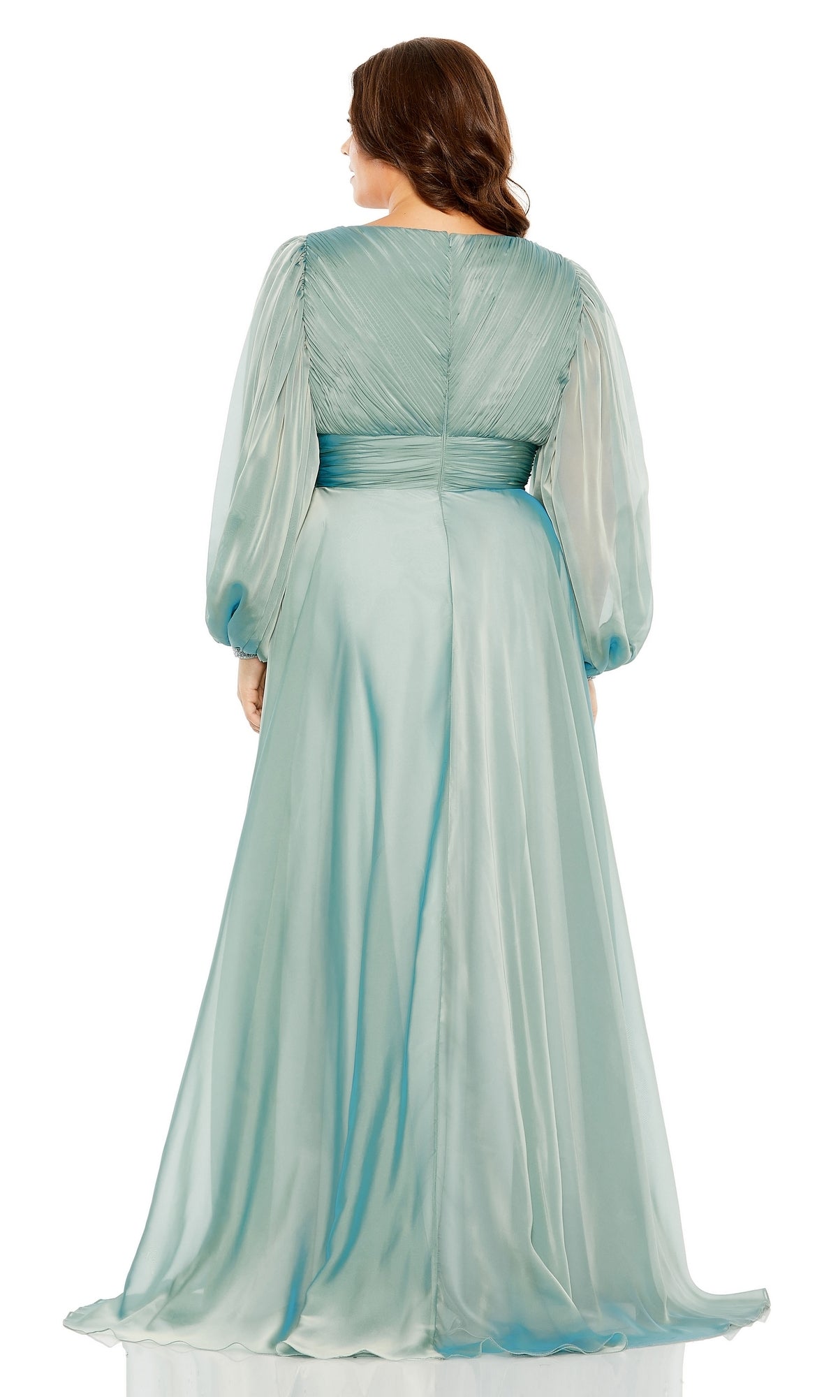 Mac Duggal Long Plus-Size Formal Dress 68431