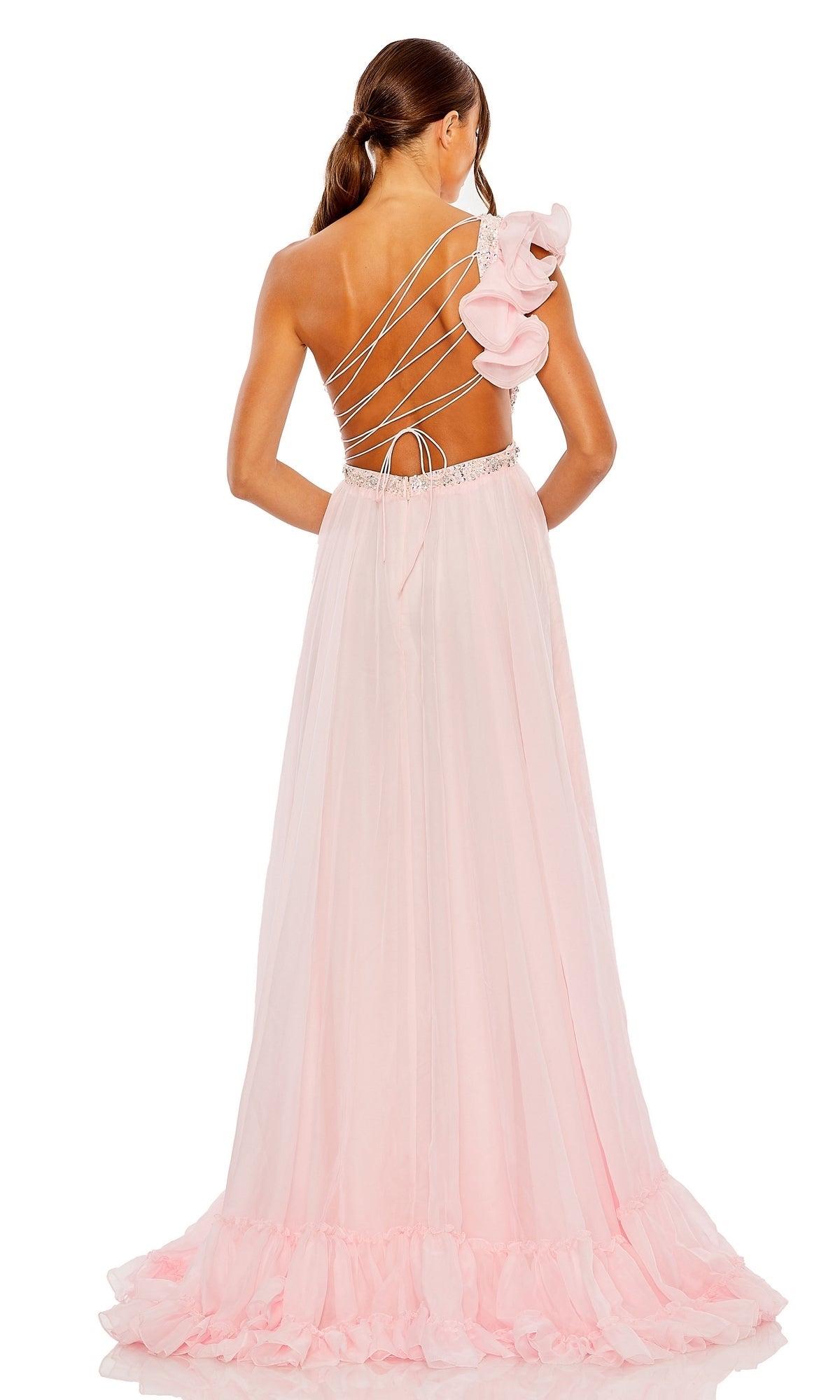 Mac Duggal Long Formal Dress 68480 Petal Pink / 0 Mac Duggal Long Formal Dress 68480 Petal Pink / 0