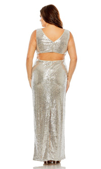 Mac Duggal Long Plus-Size Formal Dress 68538