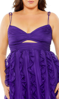 Mac Duggal Long Plus-Size Formal Dress 68543