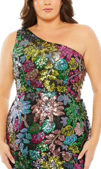 Mac Duggal Long Plus-Size Formal Dress 68545