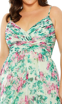 Mac Duggal Long Plus-Size Formal Dress 68550