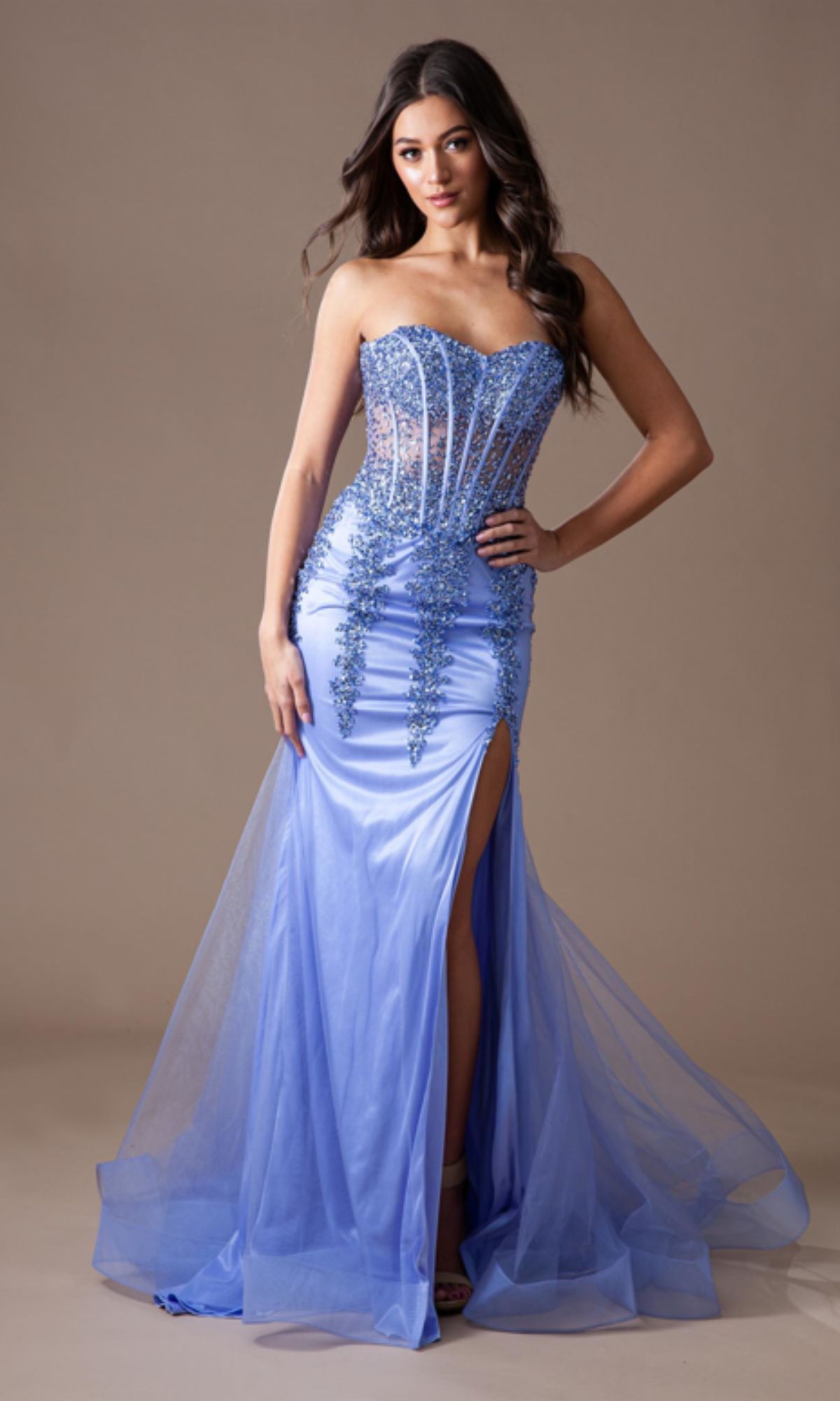 Amelia Couture 7051 Prom Dress - Periwinkle | NewYorkDress Amelia Couture 7051 Prom Dress - Periwinkle | NewYorkDress