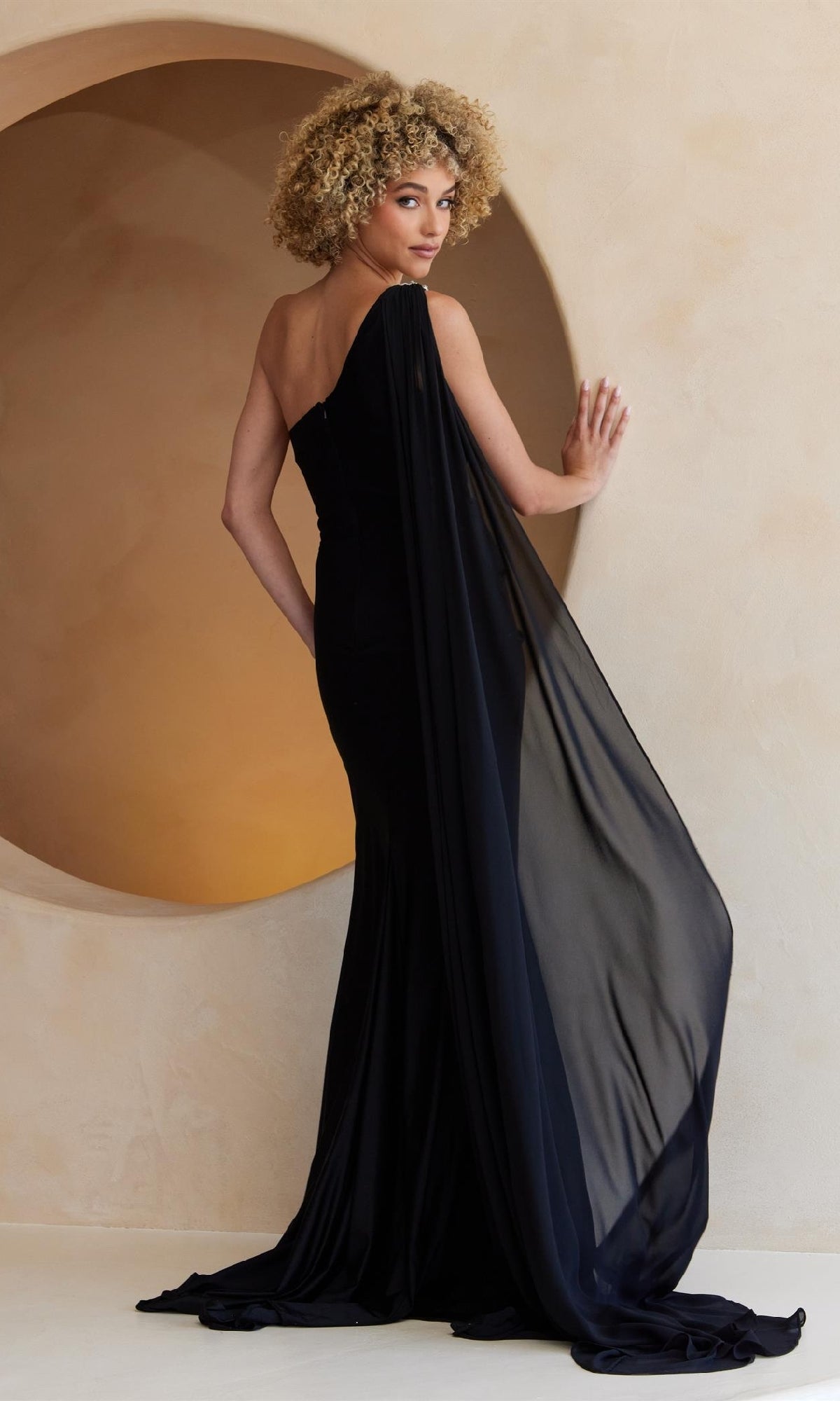 Long Formal Dress 7056 by Amelia Couture Navy / 8