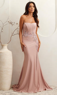 Rose Amelia Couture Long Formal Dress 7057