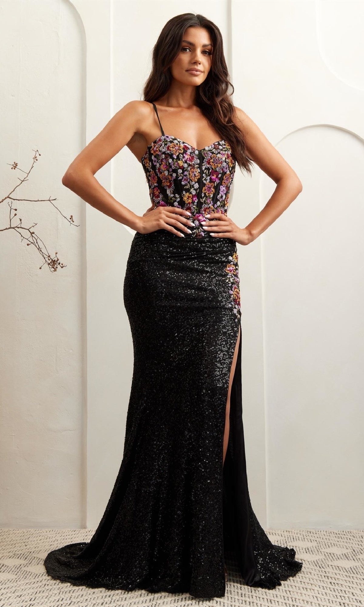 Amelia Couture Long Prom Dress 7061