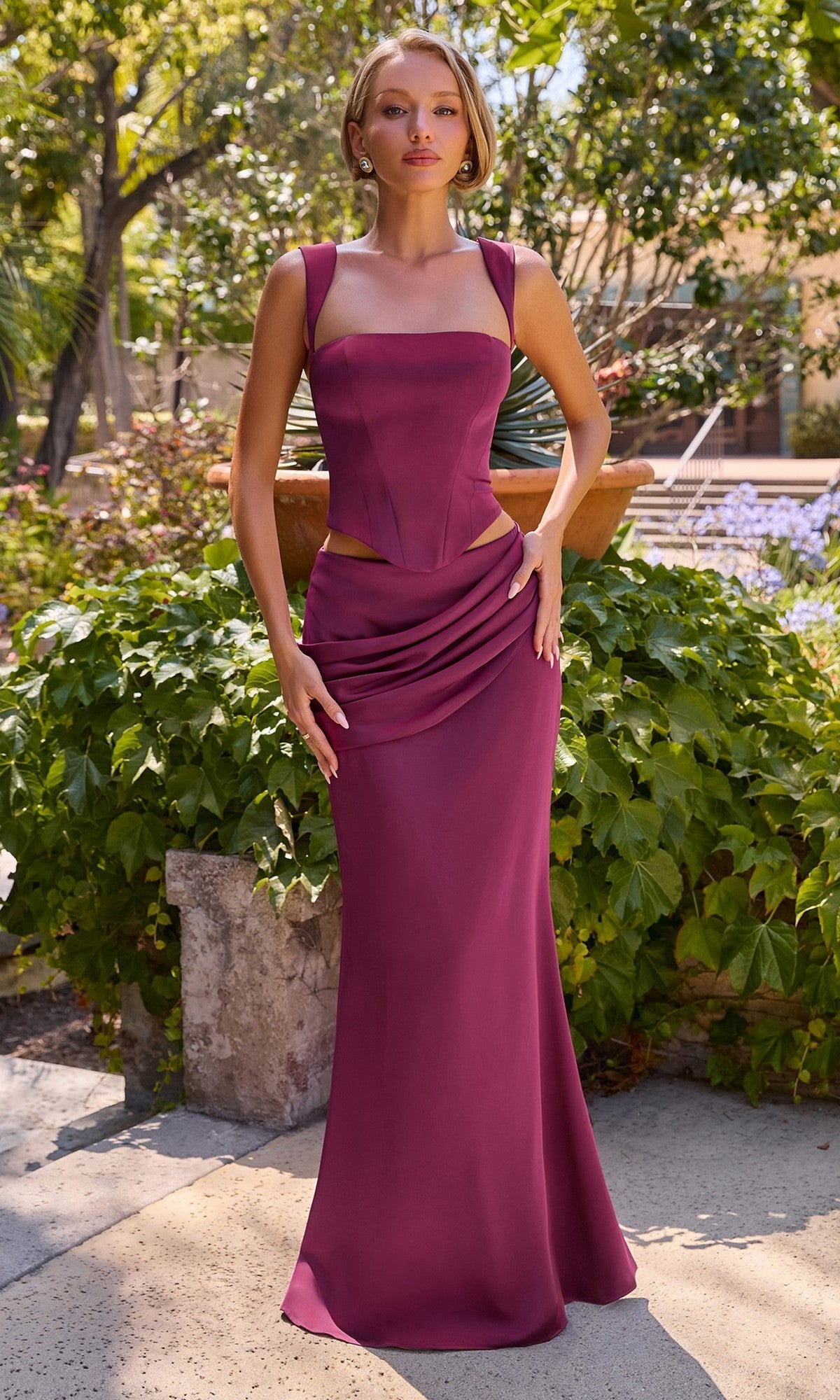 Mulberry Ladivine Long Prom Dress 7437