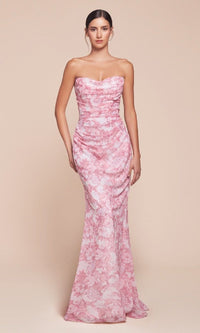 Rose Ladivine Long Formal Dress 7445