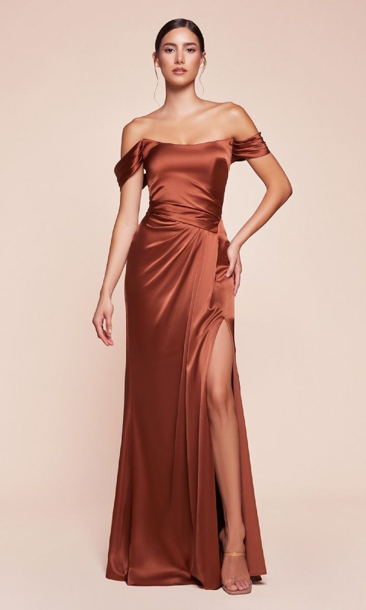 Long Formal Dress 7452 by Ladivine Emerald / 12 Long Formal Dress 7452 by Ladivine Emerald / 12