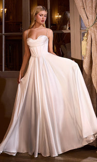 Off White Ladivine Long Formal Dress 7481w - Image