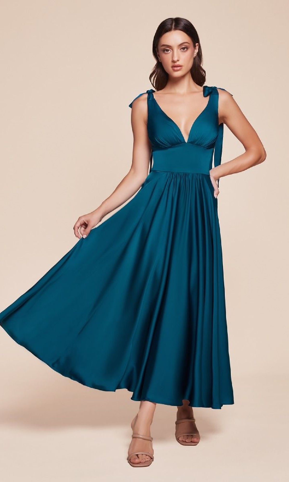 French Navy Ladivine Short Party Dress 7499