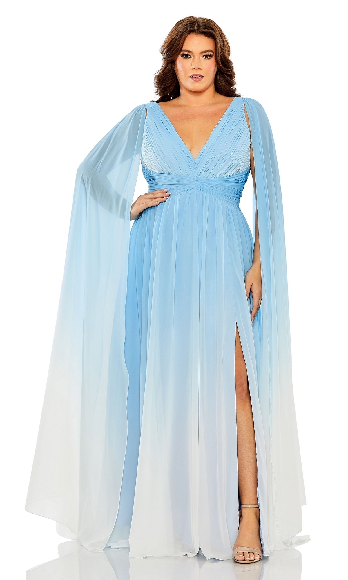 Long Plus-Size Formal Dress 77010 by Mac Duggal Long Plus-Size Formal Dress 77010 by Mac Duggal