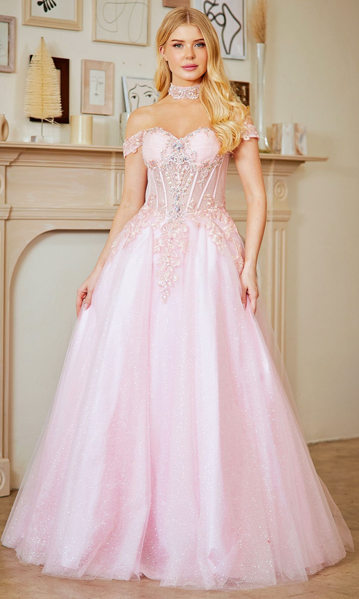 Amelia Couture Long Prom Dress 8064