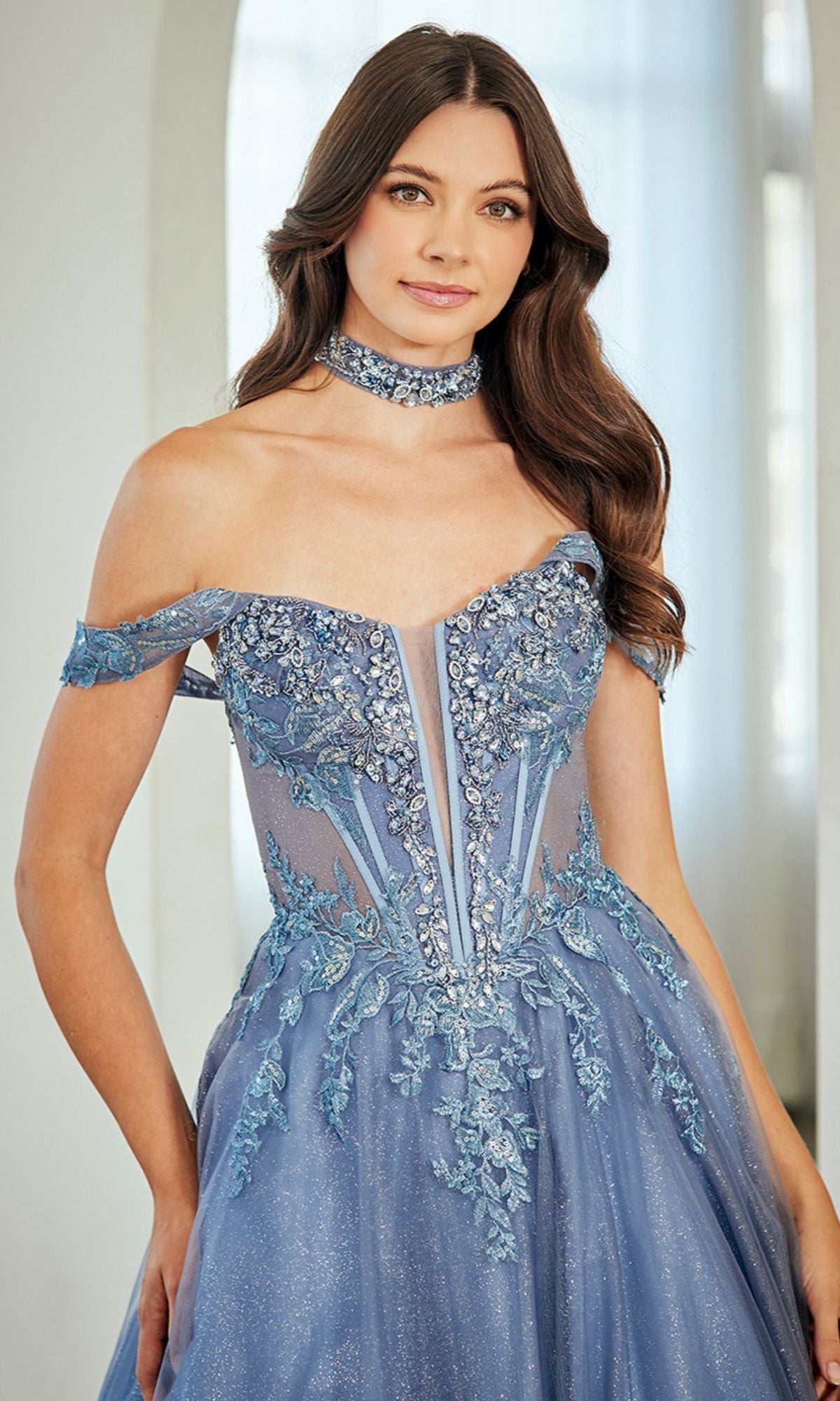Amelia Couture Long Prom Dress 8065