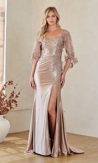 Amelia Couture Long Formal Dress 8073