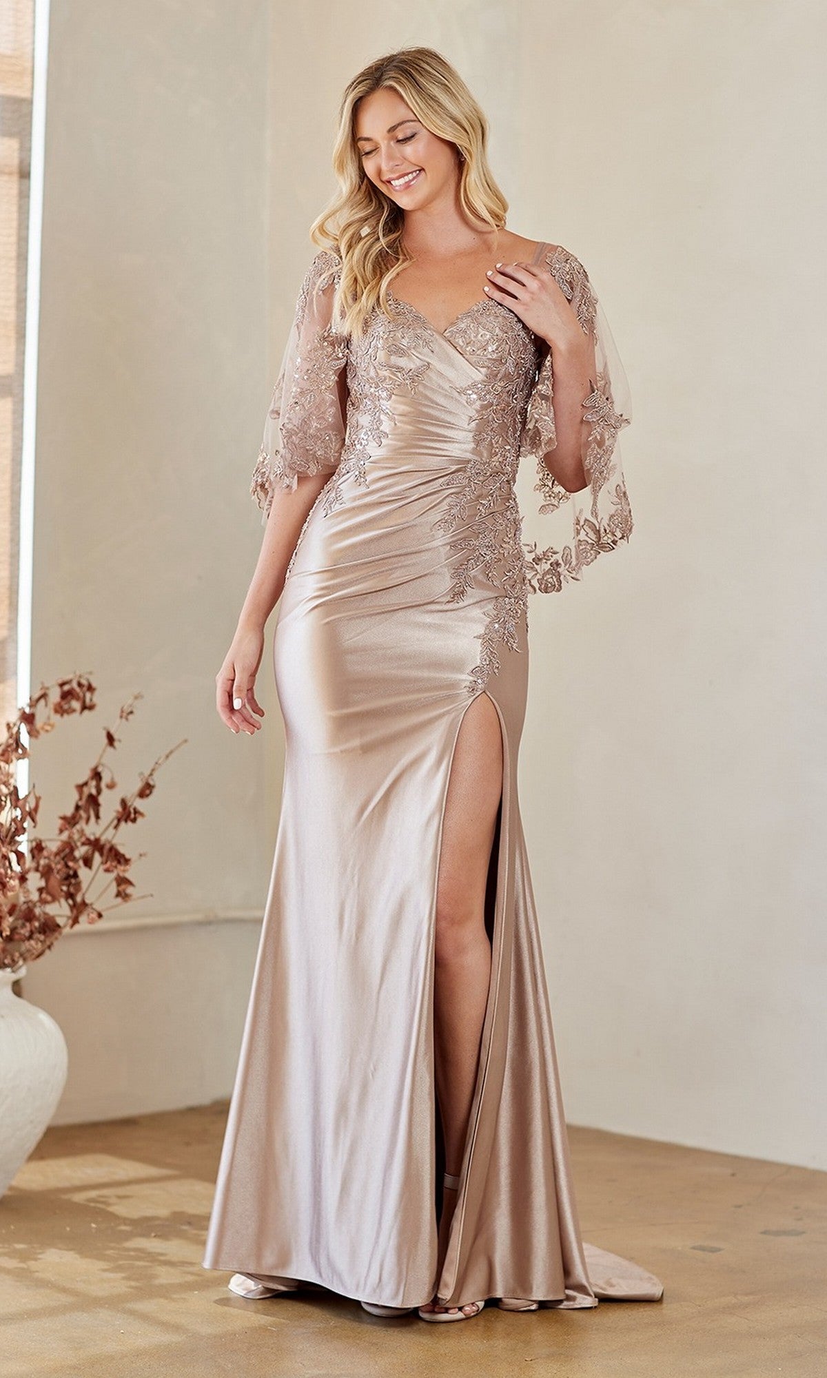 Amelia Couture Long Formal Dress 8073