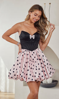 Pink Amelia Couture Short Homecoming Dress 8076S
