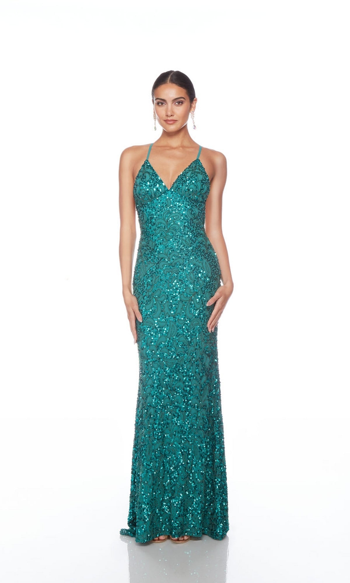  Alyce Long Formal Dress 88009