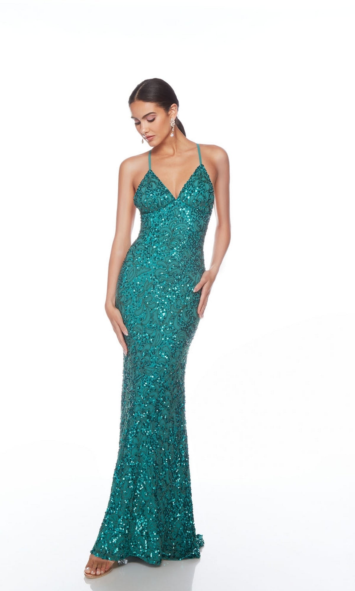  Alyce Long Formal Dress 88009