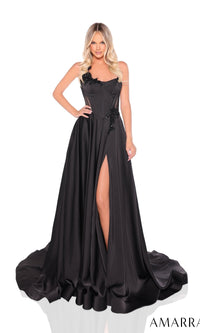 Black Amarra Long Formal Dress 88214