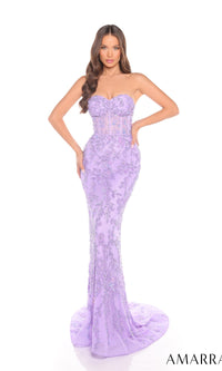 Lilac Amarra Long Formal Dress 88236