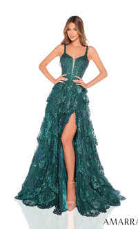 Emerald Amarra Long Formal Dress 88260