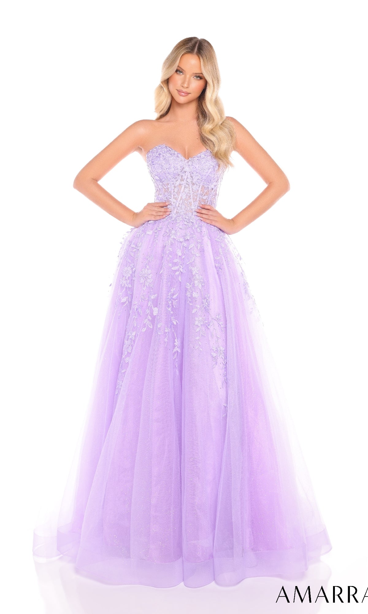 Lilac Amarra Long Formal Dress 88263