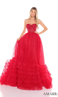 Red Amarra Long Formal Dress 88277